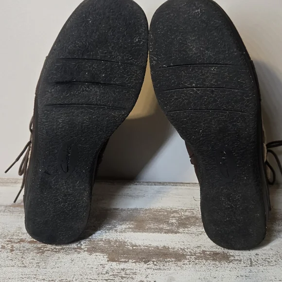 Clarks Angie Madi Women's Bendables Winter Boot Brown Suede Style # 35615 10M - Picture 10 of 10